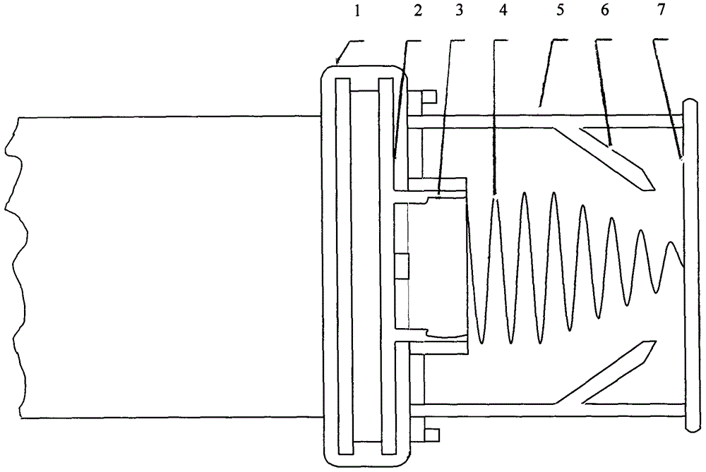 Medium separating hood of sewage pump