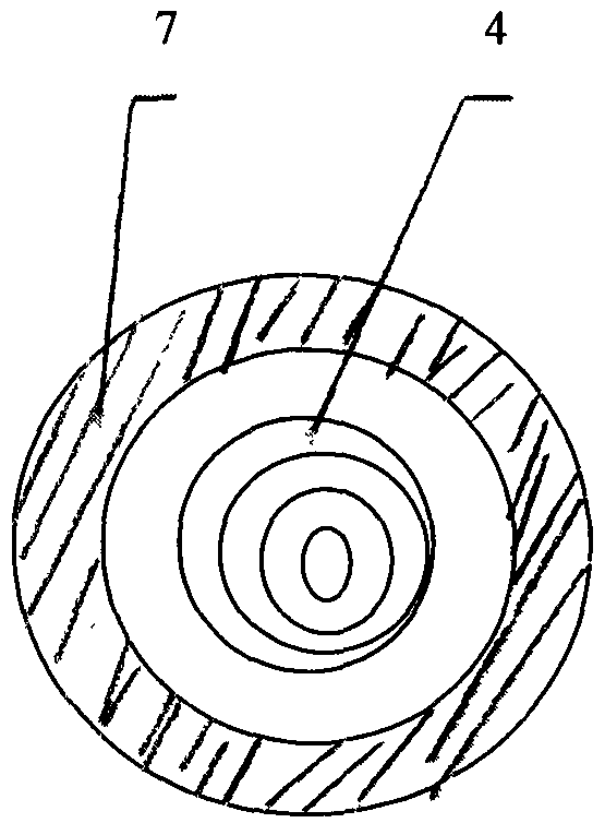 Medium separating hood of sewage pump