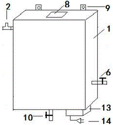 Indoor running water flow rate conversion water saving device