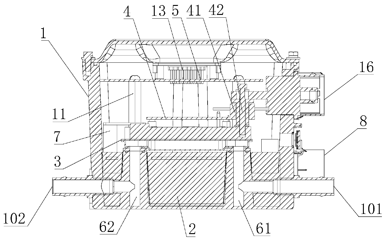 Novel motor controller, a motor controller manufacturing method and electric automobile