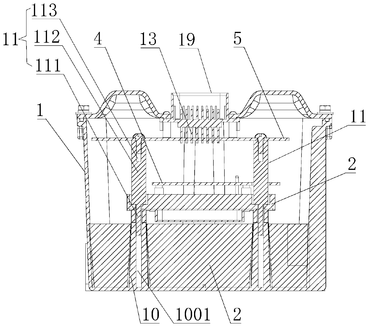 Novel motor controller, a motor controller manufacturing method and electric automobile