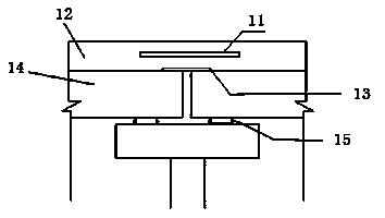 Slightly-arched seam crossing type bridge continuous seam structure