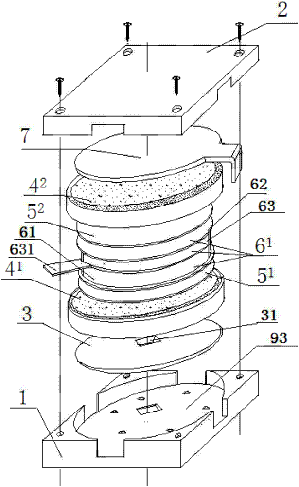 GDT (Gas discharge tube)-added composite MOV (Metal Oxide Varistor)