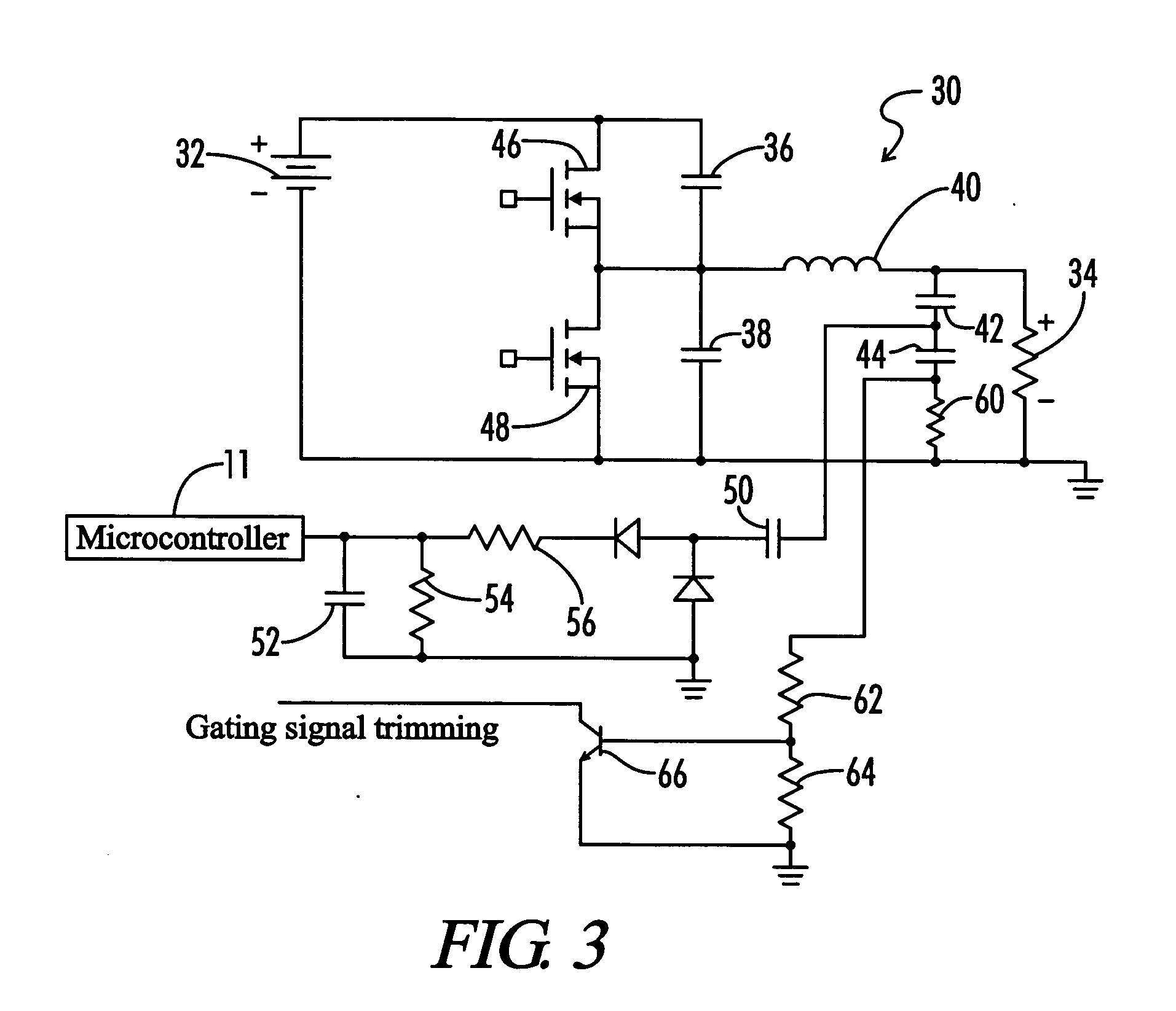 Electronic ballast with lossless snubber capacitor circuit