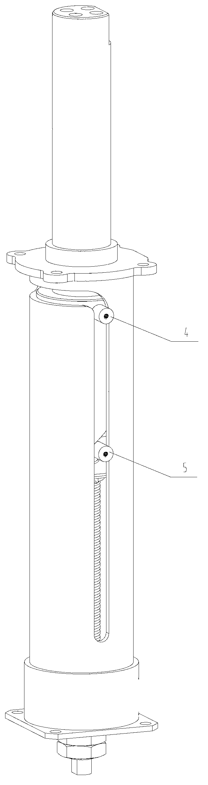 Hatch cover opening-closing executing mechanism for spacecraft