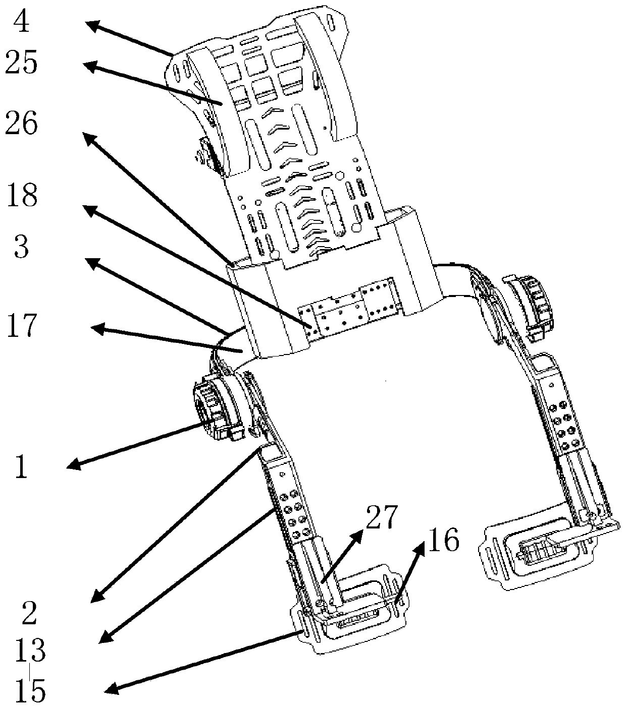 Waist assisting exoskeleton robot