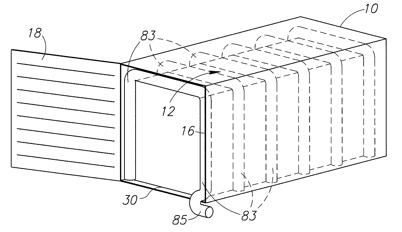 System and method for hermetic storage of agricultural commodities during shipping