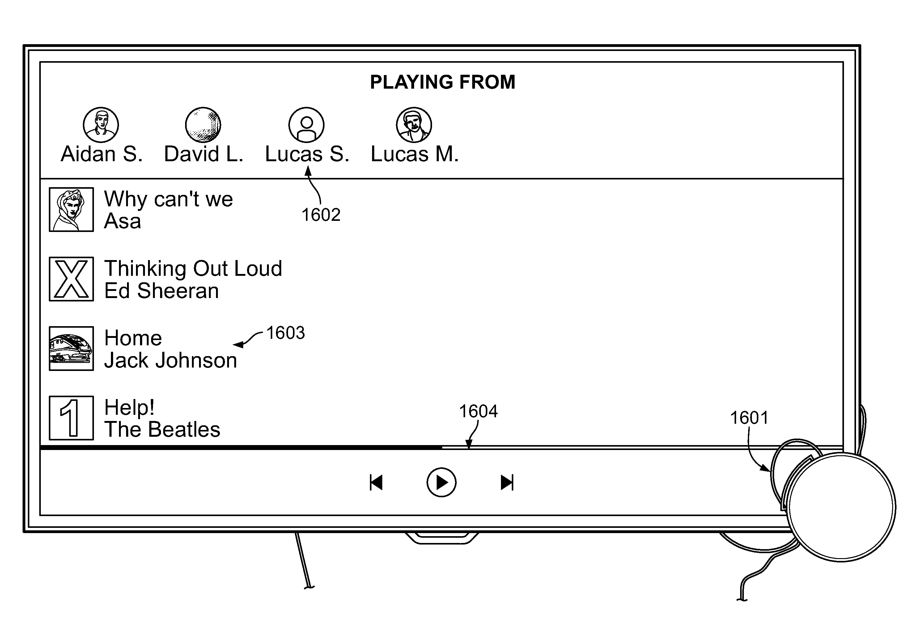 System and method for generating dynamic playlists utilising device co-presence proximity