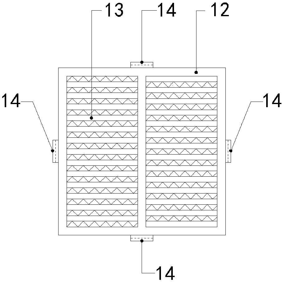 Modular fresh air system and dust-free construction method thereof