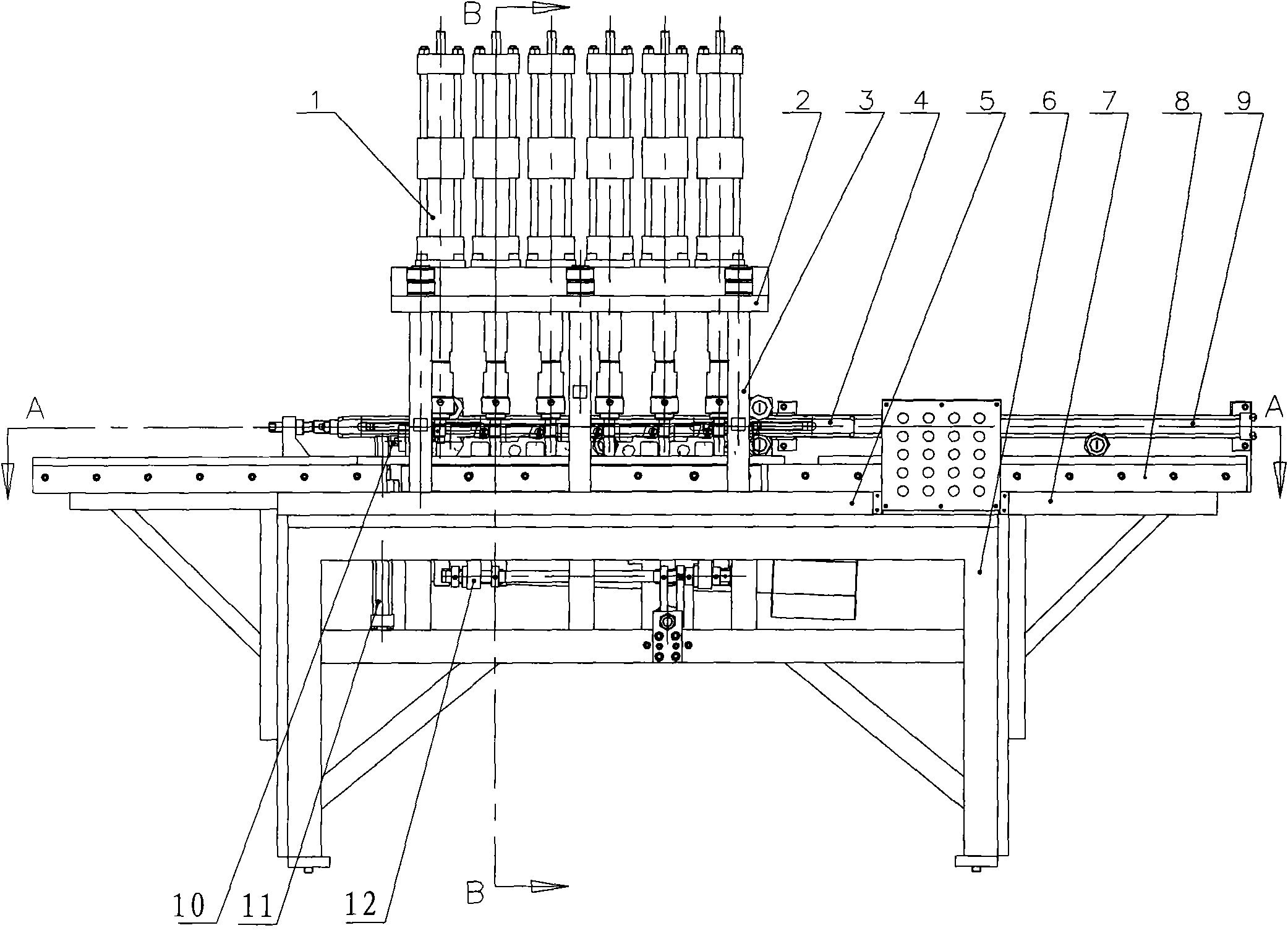 Copper bush press-mounting machine