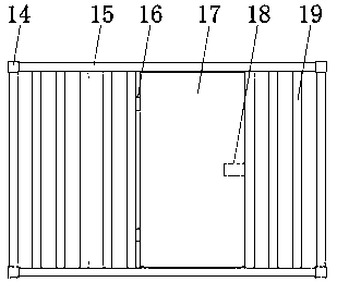 Anti-theft transformer substation provided with guard fence