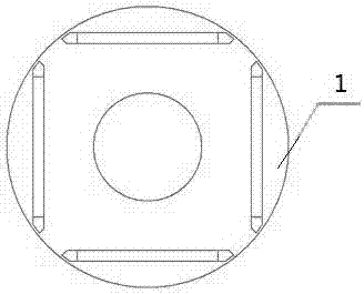 Motor for reducing mechanical losses by decreasing base size