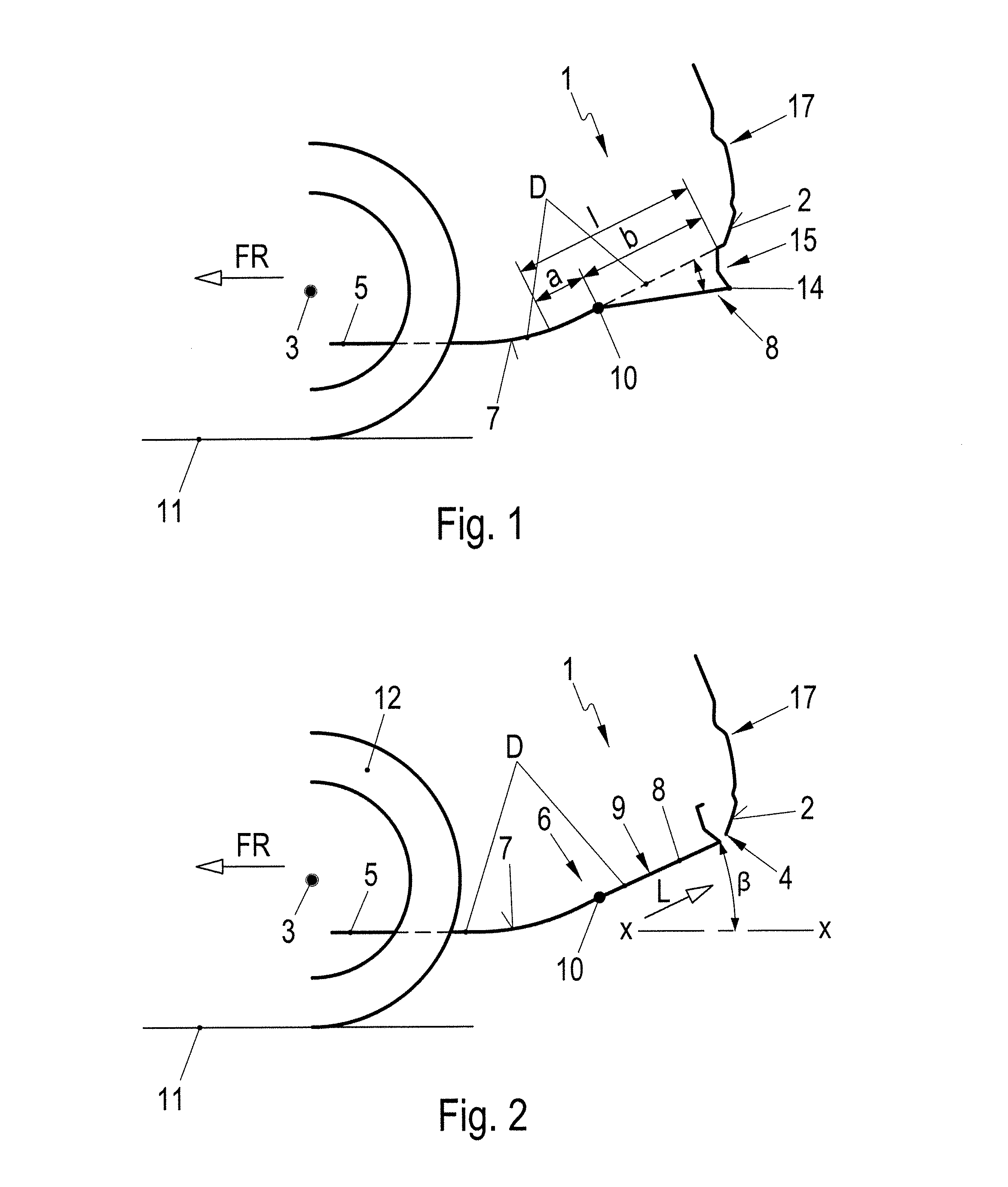 Motor vehicle with a rear diffuser