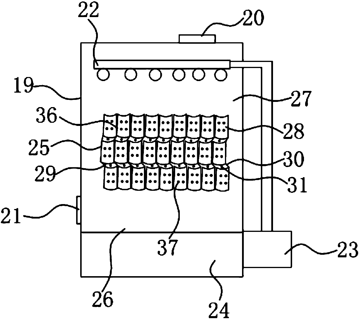 A garbage incinerator with remote control