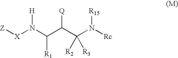 2-amino- and 2-thio- substituted 1,3-diaminopropanes