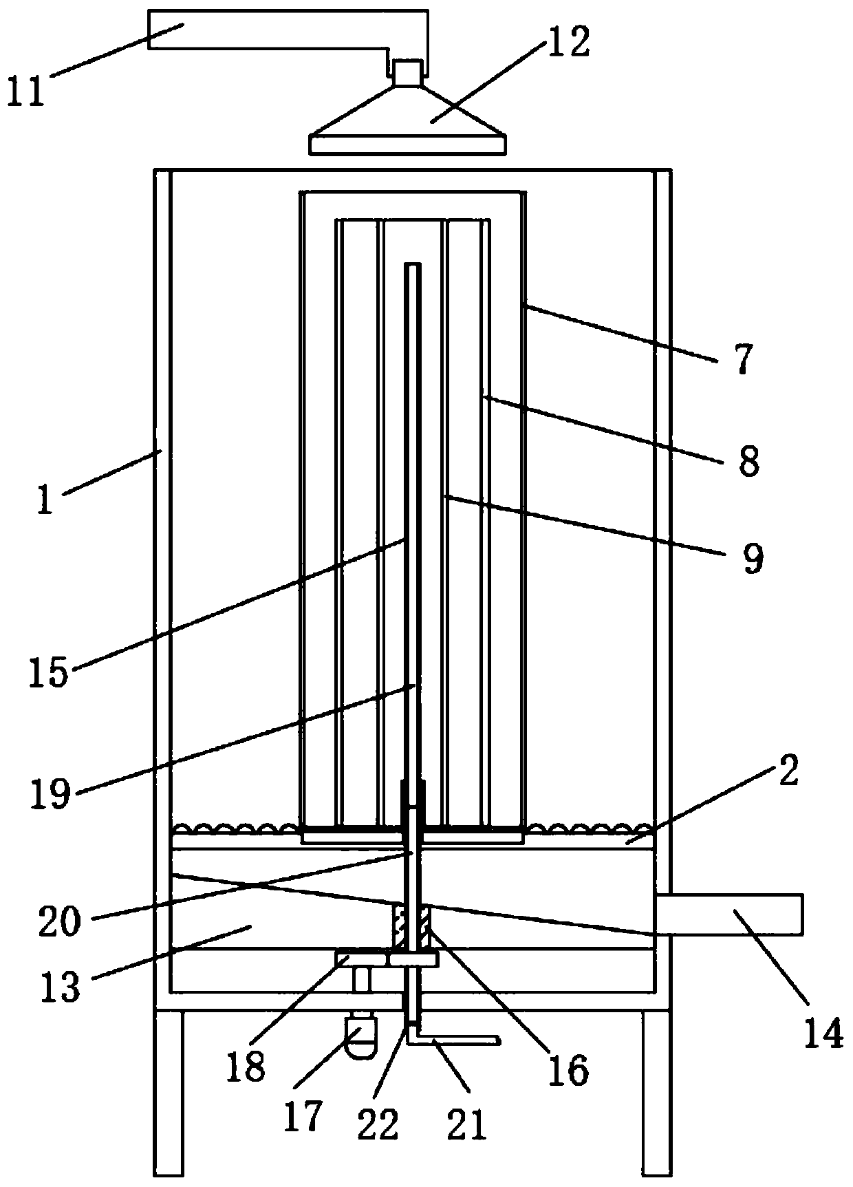 Biological floccule filtering equipment applied to aquaculture