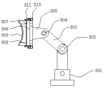 Visual inspection-used detection table with multi-angle object detection function