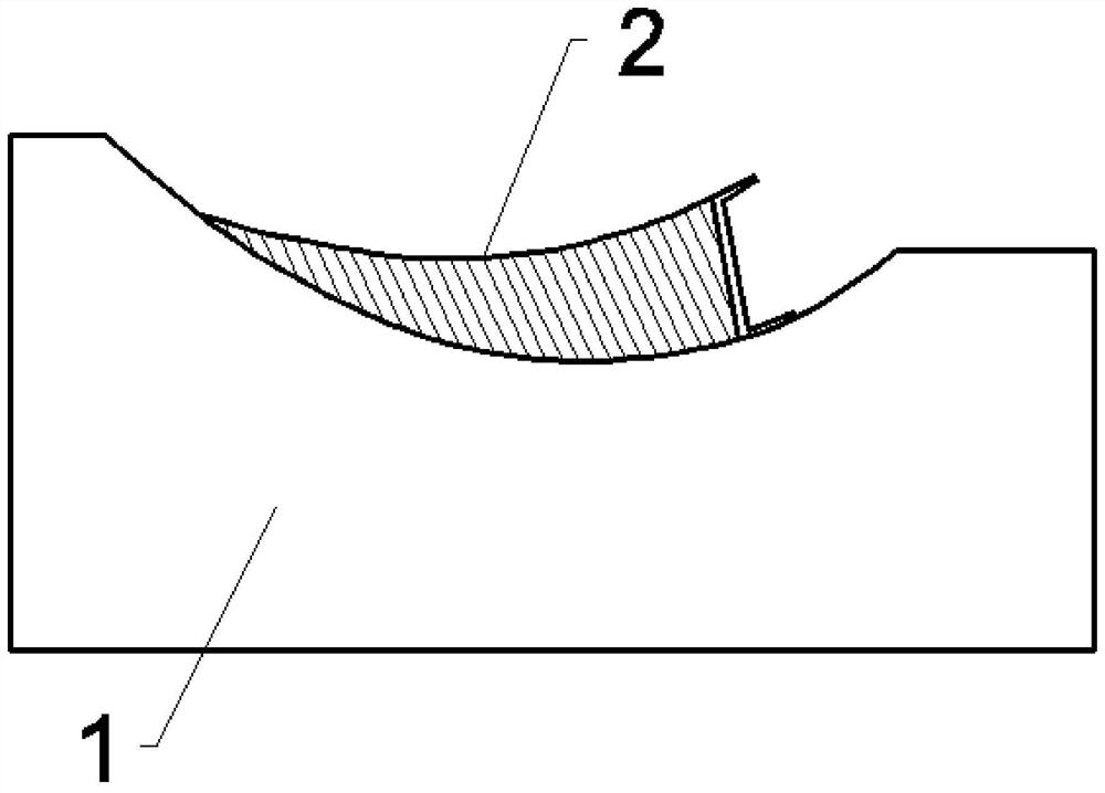 Mounting and positioning method in deep repair process of guide plate