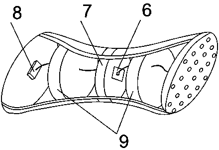 Vibration massage sleep-promoting pillow