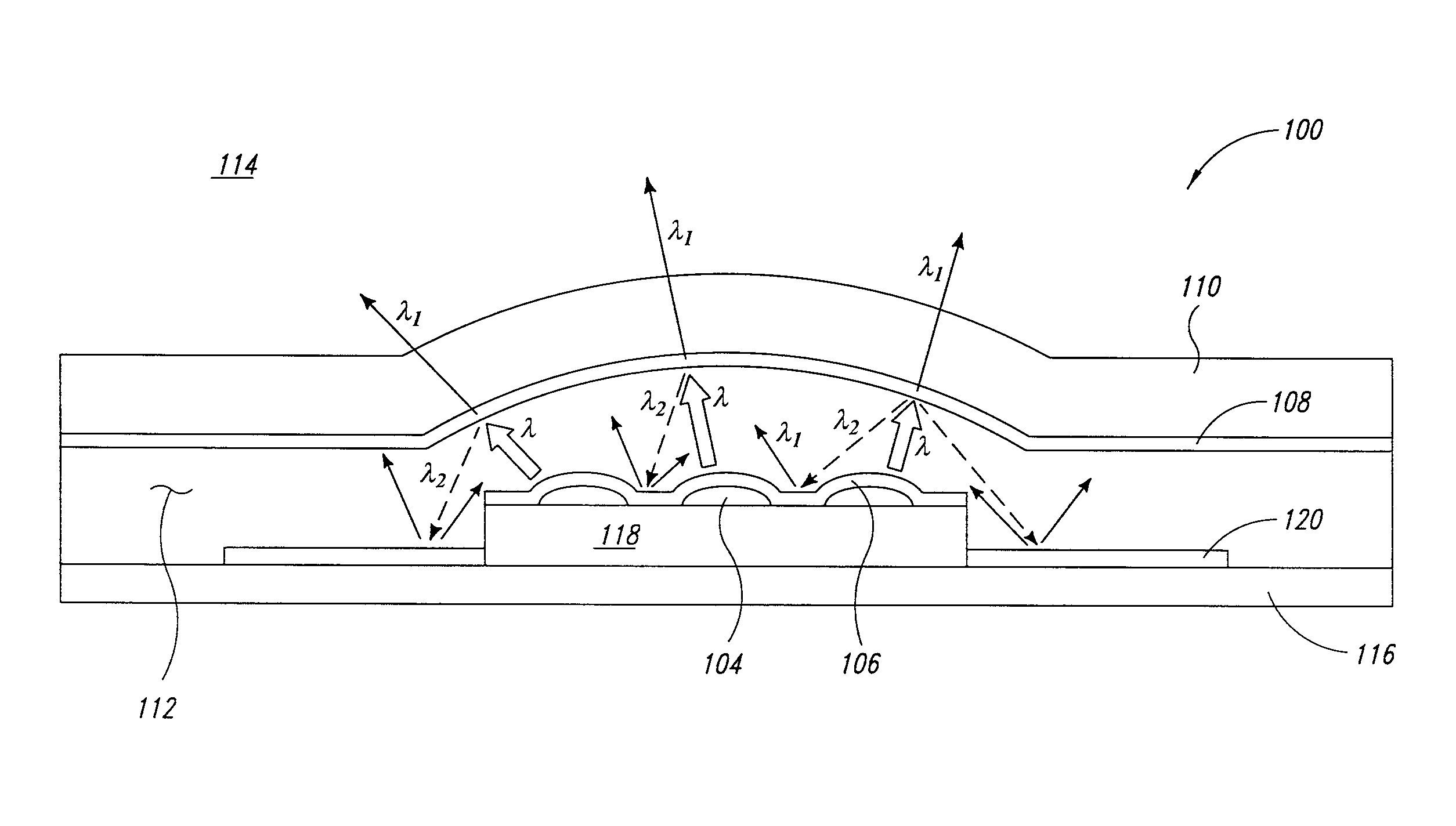 Apparatus, method to change light source color temperature with reduced optical filtering losses