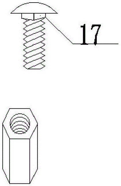 Back-suspension type connecting and regulating device for stone or porcelain plate curtain wall plate block