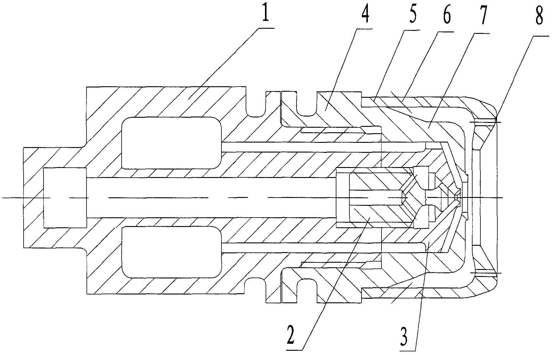 Double-oil-circuit fuel nozzle