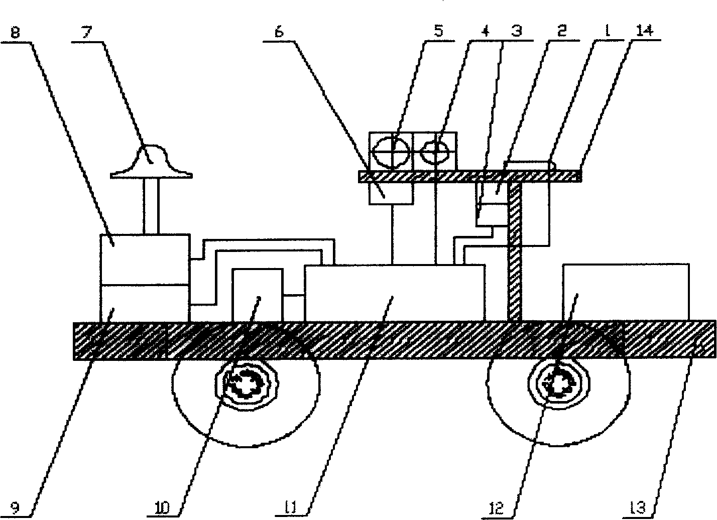 Intelligent autonomous power plant equipment round inspecting robot