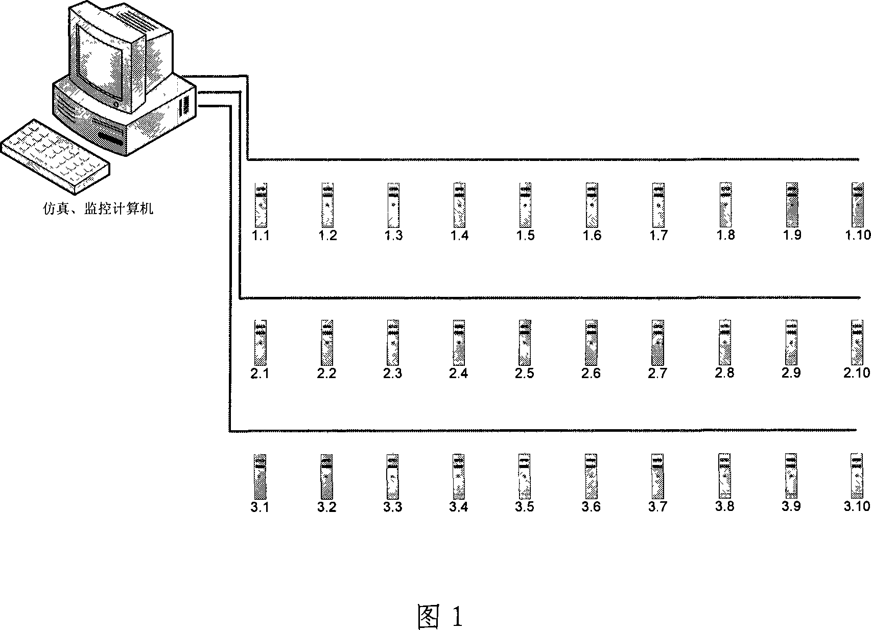 Detecting system and method for radio sensor network algorithm