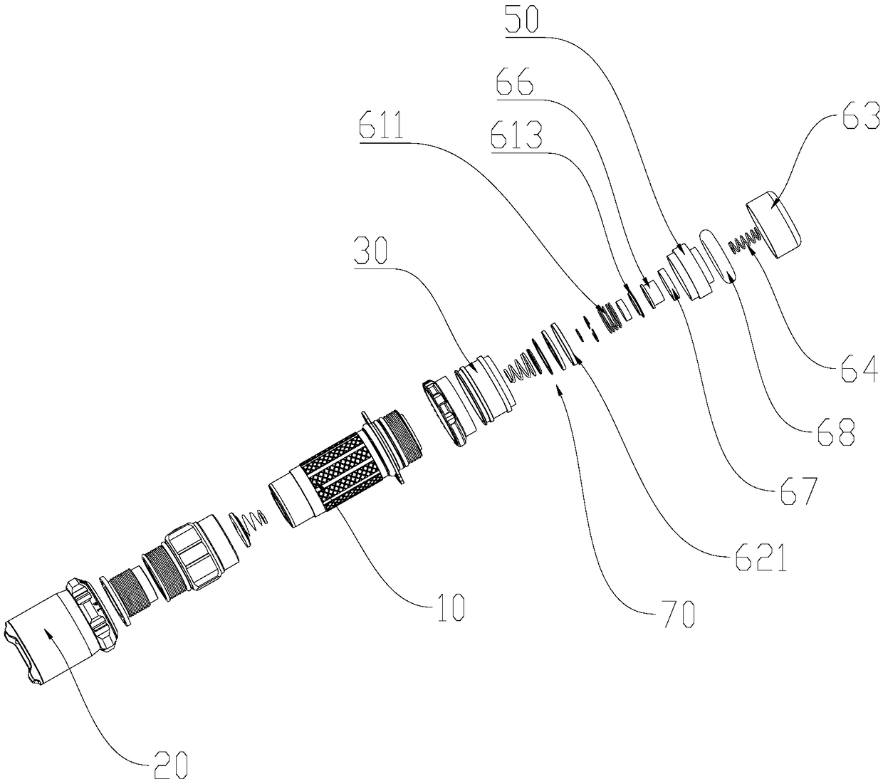 Fast and multi-directionally controlled illumination device