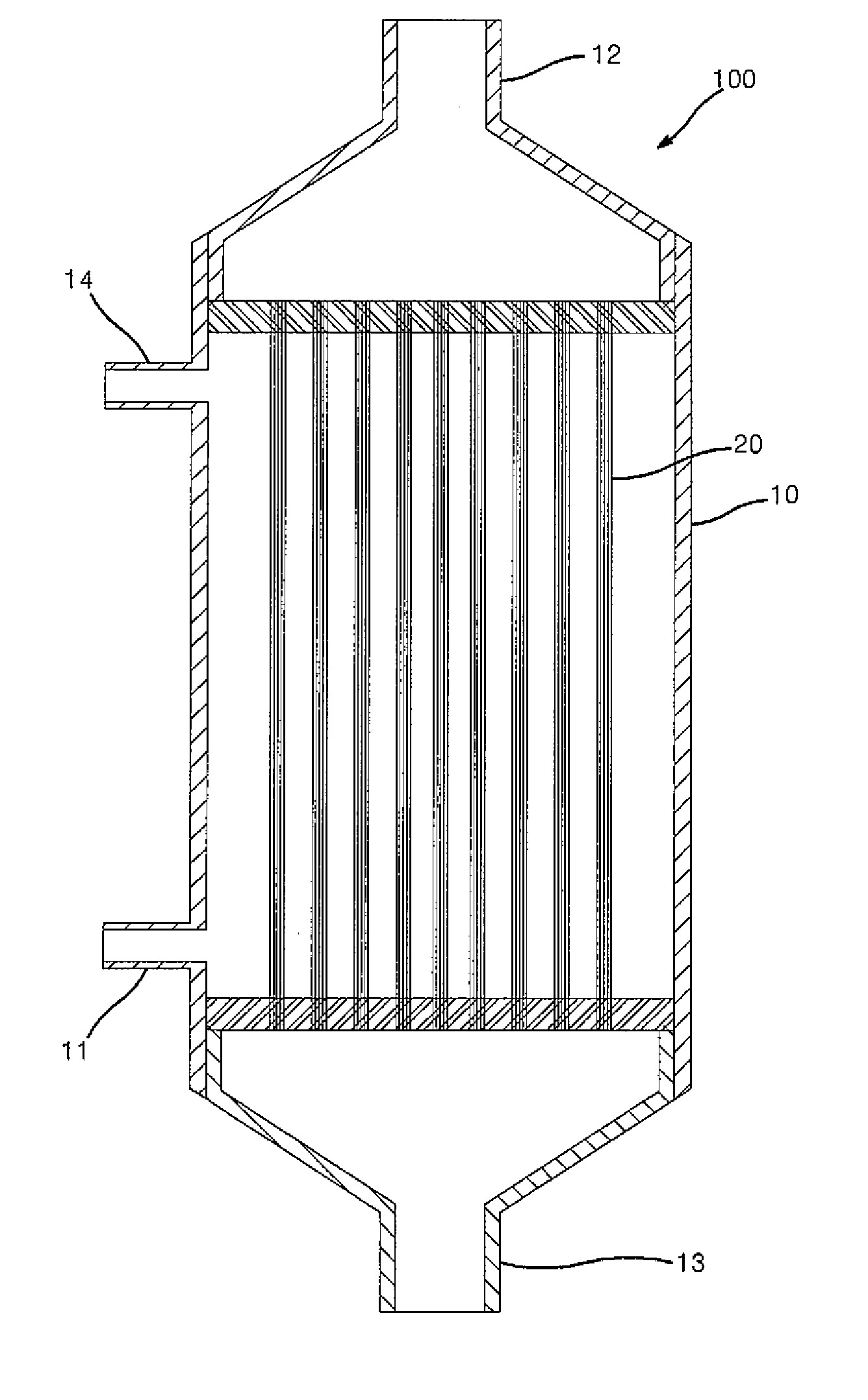 Method of preparing composite membrane module