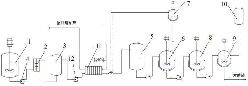 Method for continuously culturing bacillus subtilis and special fermenting system