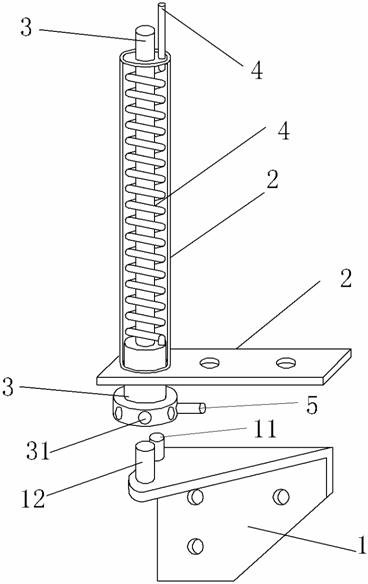 Automatic return device for cabinet door