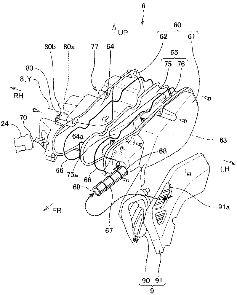 Air filter mechanism for small-sized vehicle