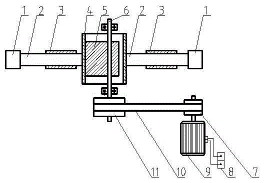 Walnut shell crushing machine