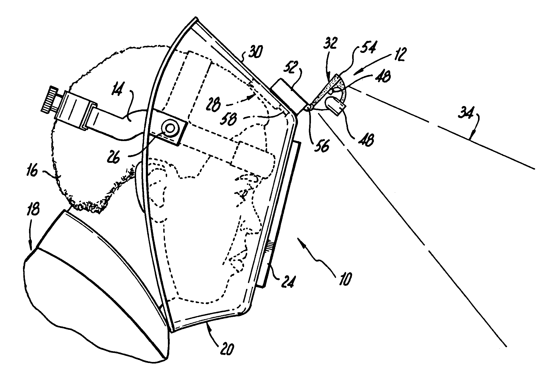 Welding helmet having an automatic lighting system