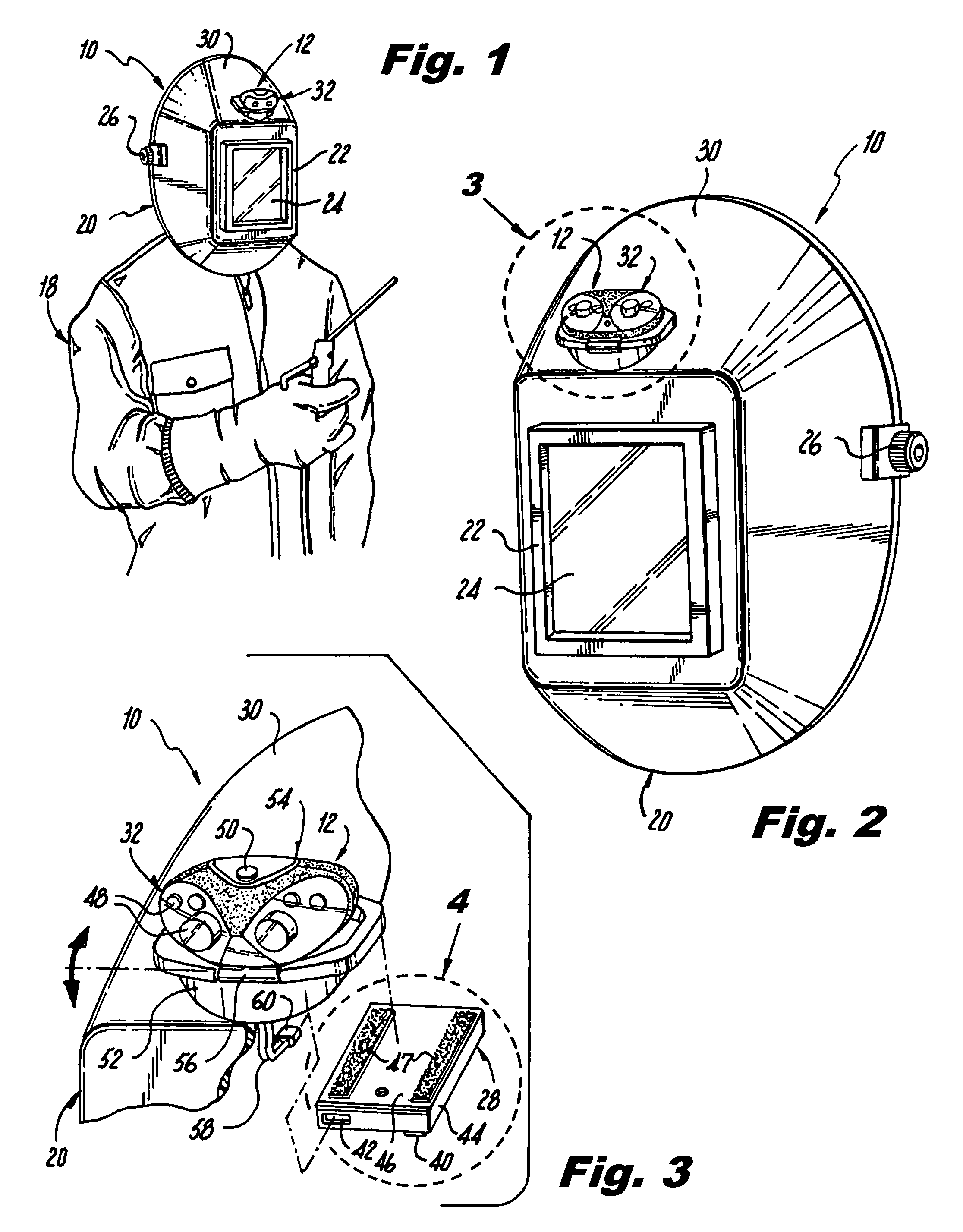 Welding helmet having an automatic lighting system