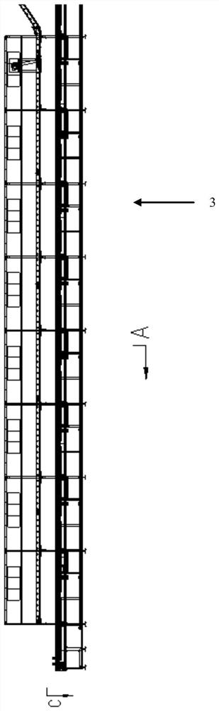 The battery pack distribution and transmission system used in the intelligent dismantling system of waste power batteries