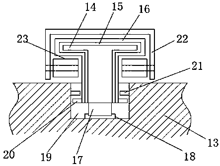 Electric retractable door with anti-typhoon device