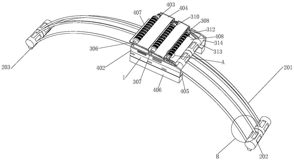 Railway tunnel vault deicing device