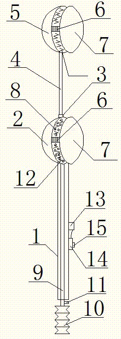 Multifunctional uterine curettage spoon for obstetrics and gynecology department