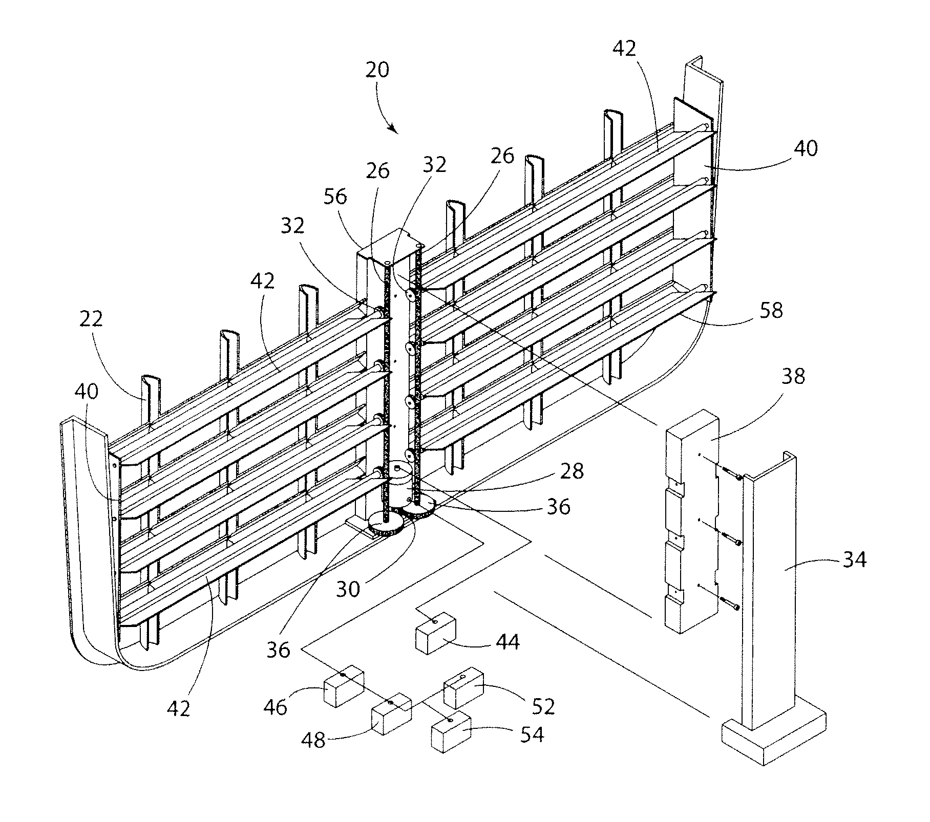 Variable vent system integrated into a vehicle front end grill