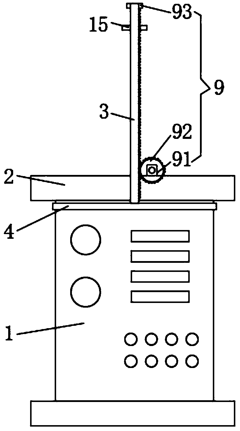 Convenient-to-clean automatic control device for production process