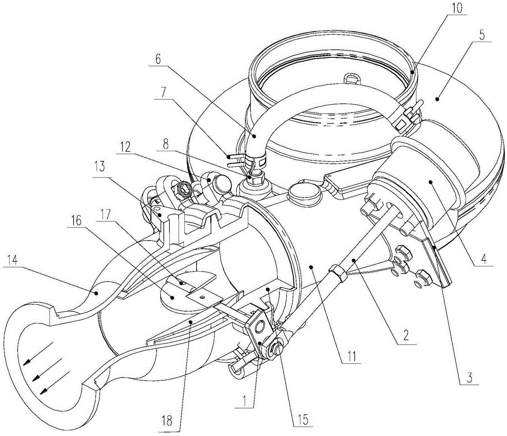 Circulating air intake system