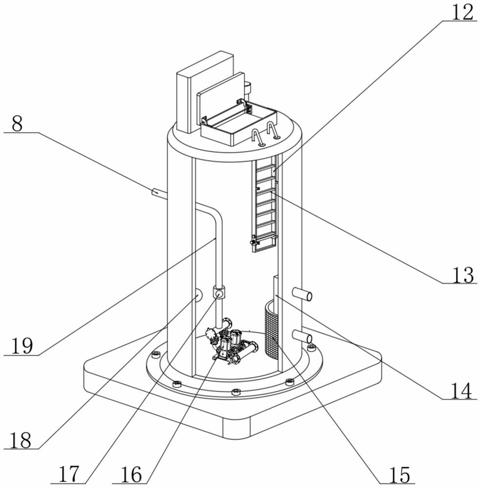 Novel sewage pump station with deodorization function