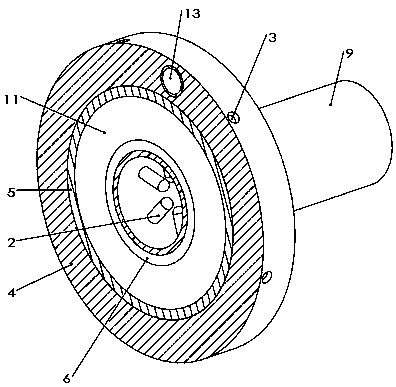 High-efficiency automobile exhaust heat and electricity recovery device