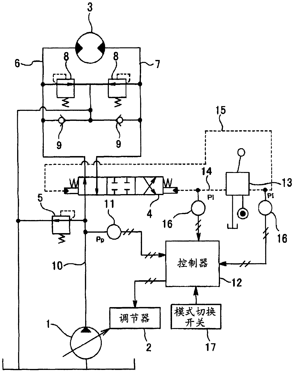 Hydraulic control apparatus of working machine