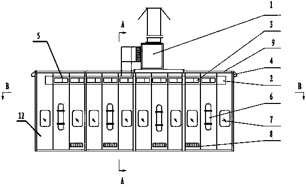 Tail gas collecting device