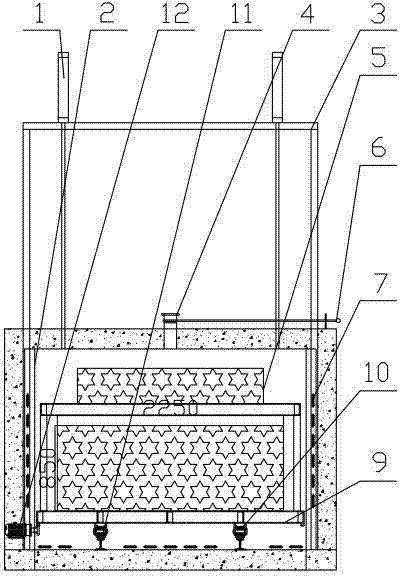 Electric heating baking oven for anode casting ladles