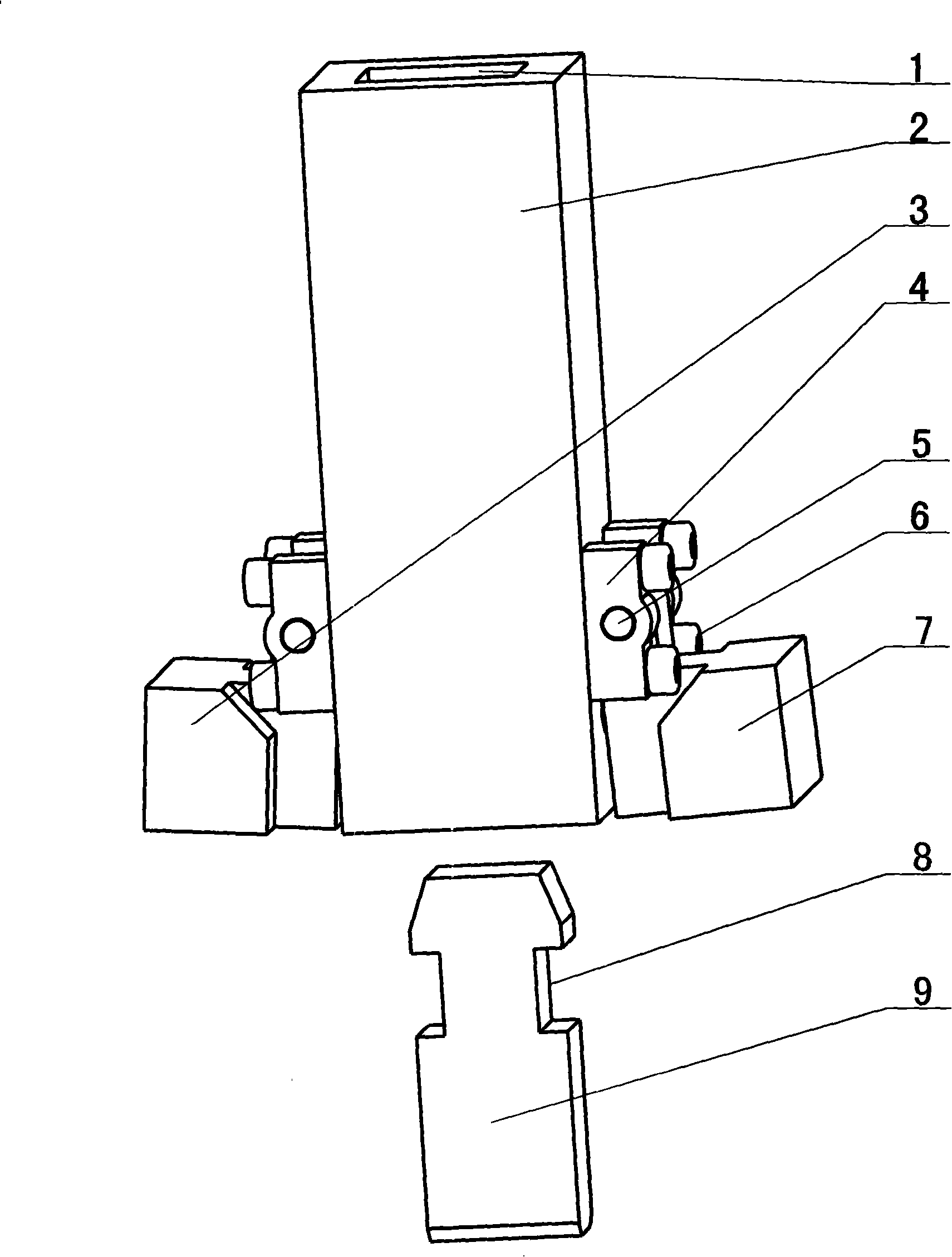 Dual-counterweight mechanical arm for conveniently grabbing workpiece