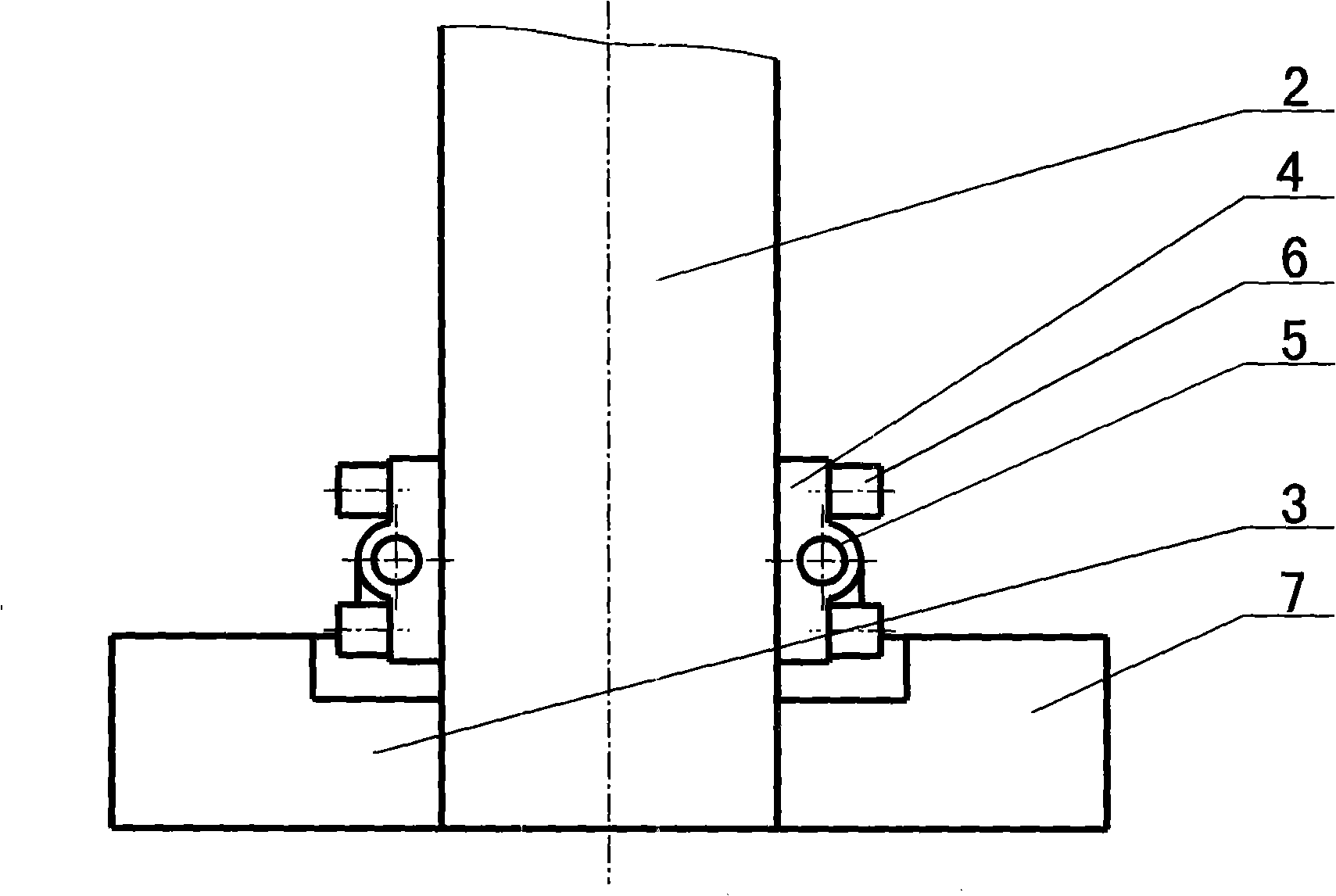 Dual-counterweight mechanical arm for conveniently grabbing workpiece